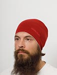 Шапка HAMMABURG арт. 8699903 LONG BEANIE REVERSIBLE JERSEY (красный / белый)